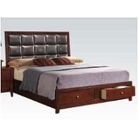 24590q-hf Acme Furniture Ilana - Brown Cherry Bedroom Furniture Bed