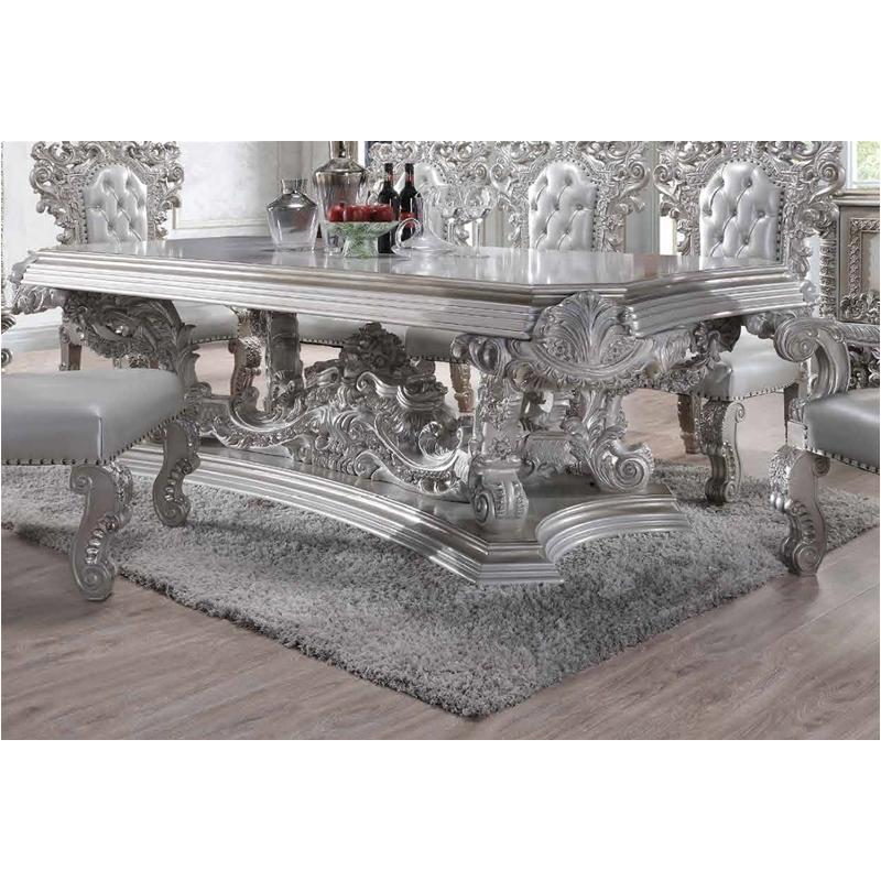 アクメACME Furniture TABLE / GRAY Amazon.com: ACME Rocky Dining Table - Gray Oak : Home & Kitchen