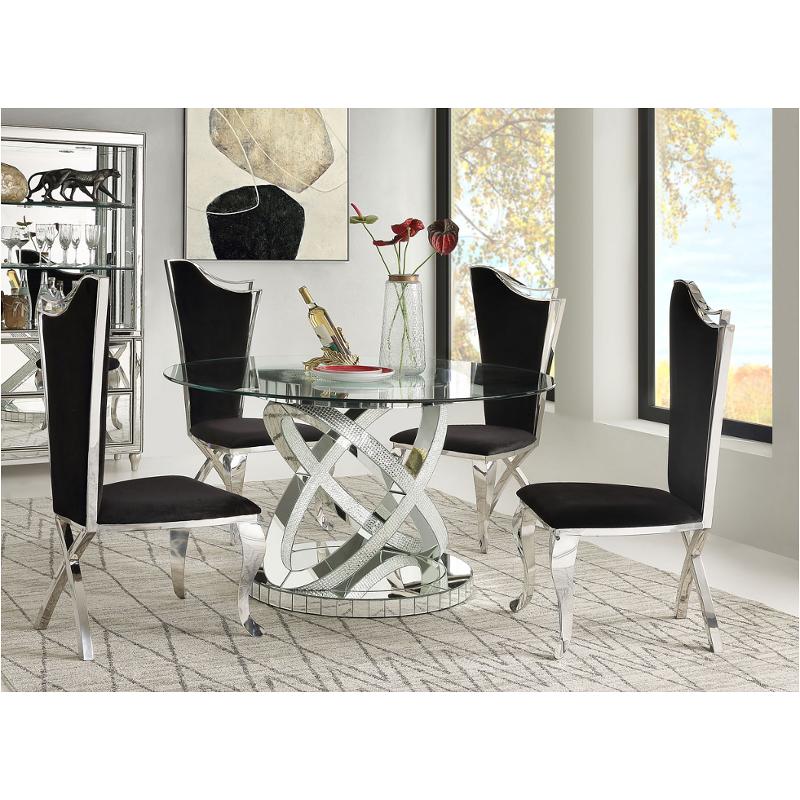 72951gl Acme Furniture Ornat Dining Room Furniture Dining Table