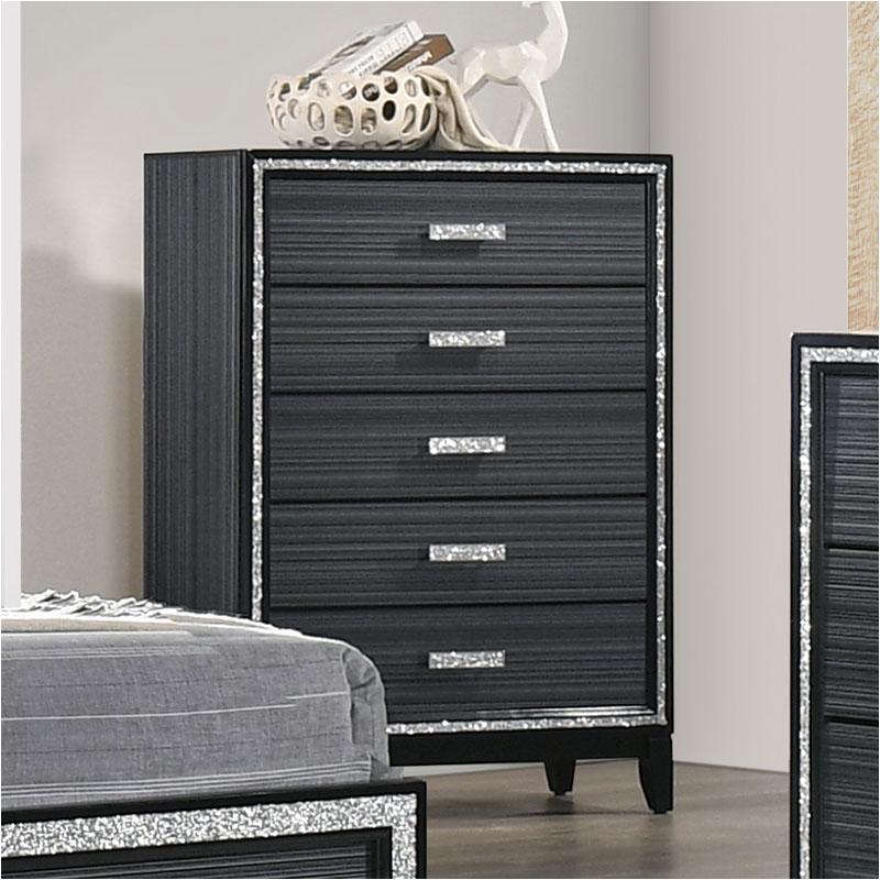 28436 Acme Furniture Haiden - Black Bedroom Furniture Chest