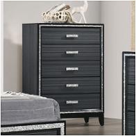 28436 Acme Furniture Haiden - Black Bedroom Furniture Chest