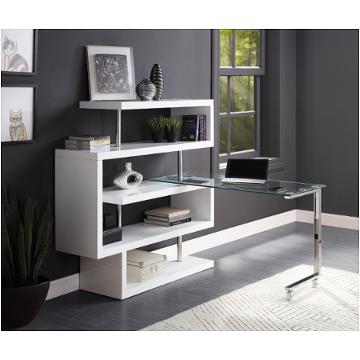 93179desk Acme Furniture Buck Ii - White Home Office Furniture Desk