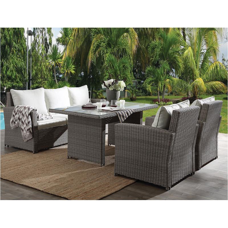 45070sof Acme Furniture Tahan Outdoor Furniture Patio Table