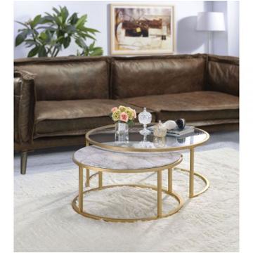 81110 Acme Furniture Shanish Living Room Furniture Cocktail Table