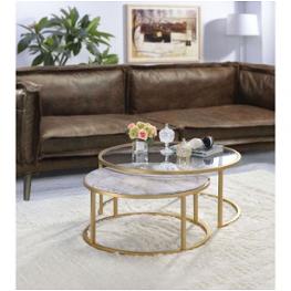 81110 Acme Furniture Shanish Living Room Furniture Cocktail Table