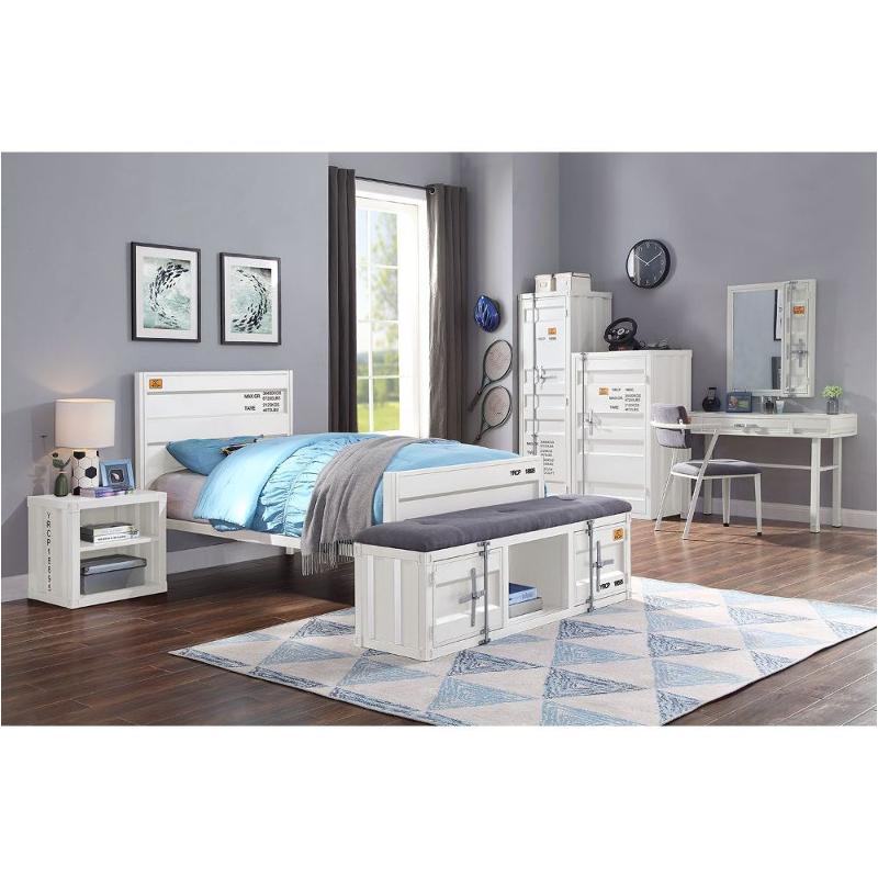 35900t Acme Furniture Cargo - White Bedroom Furniture Bed