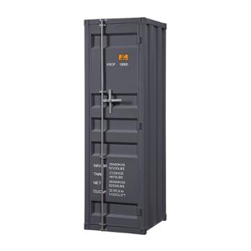 35926 Acme Furniture Cargo - Gunmetal Bedroom Furniture Armoire