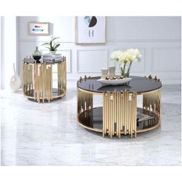 84491gl Acme Furniture Tanquin Living Room Furniture Cocktail Table