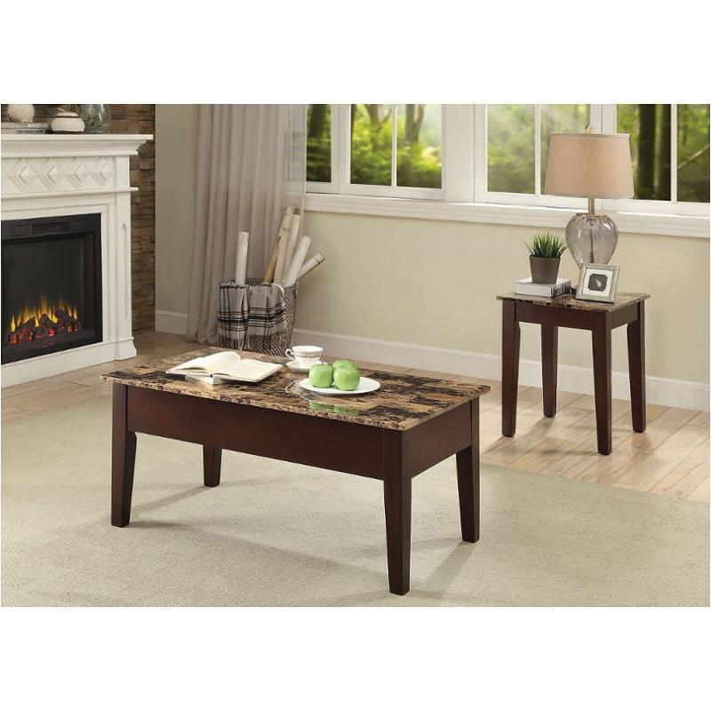 84555 Acme Furniture Dusty Ii Living Room Furniture Cocktail Table
