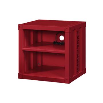 35951 Acme Furniture Cargo - Red Bedroom Furniture Nightstand