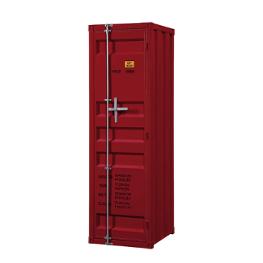 35955 Acme Furniture Cargo - Red Bedroom Furniture Armoire