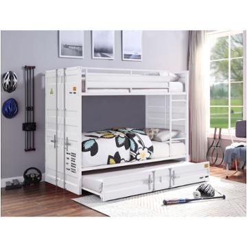 37880hf Acme Furniture Cargo - White Bedroom Furniture Bed