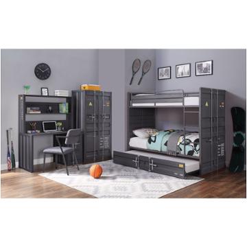 37890hf Acme Furniture Cargo - Gunmetal Bedroom Furniture Bed