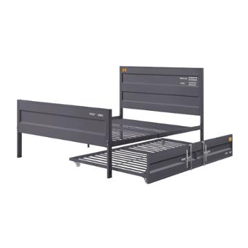 37892 Acme Furniture Cargo - Gunmetal Bedroom Furniture Bed