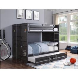 37895hf Acme Furniture Cargo - Gunmetal Bedroom Furniture Bed
