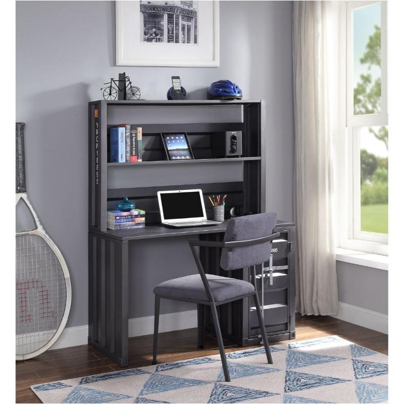 37897 Acme Furniture Cargo - Gunmetal Bedroom Furniture Desk