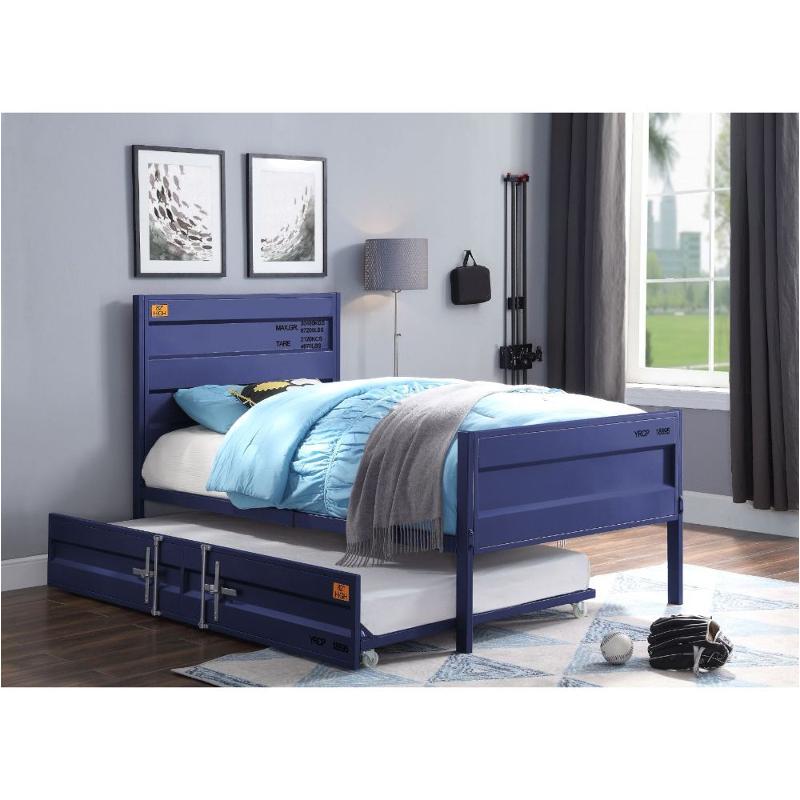 37902 Acme Furniture Cargo - Blue Bedroom Furniture Bed