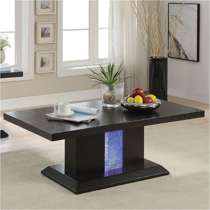 81650 Acme Furniture Bernice - Black Living Room Furniture Cocktail Table