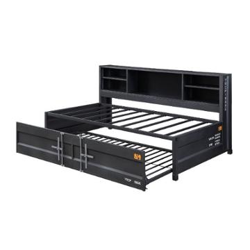 38270hf Acme Furniture Cargo - Gunmetal Bedroom Furniture Bed
