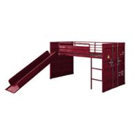 38300hb Acme Furniture Cargo - Red Bedroom Furniture Bed