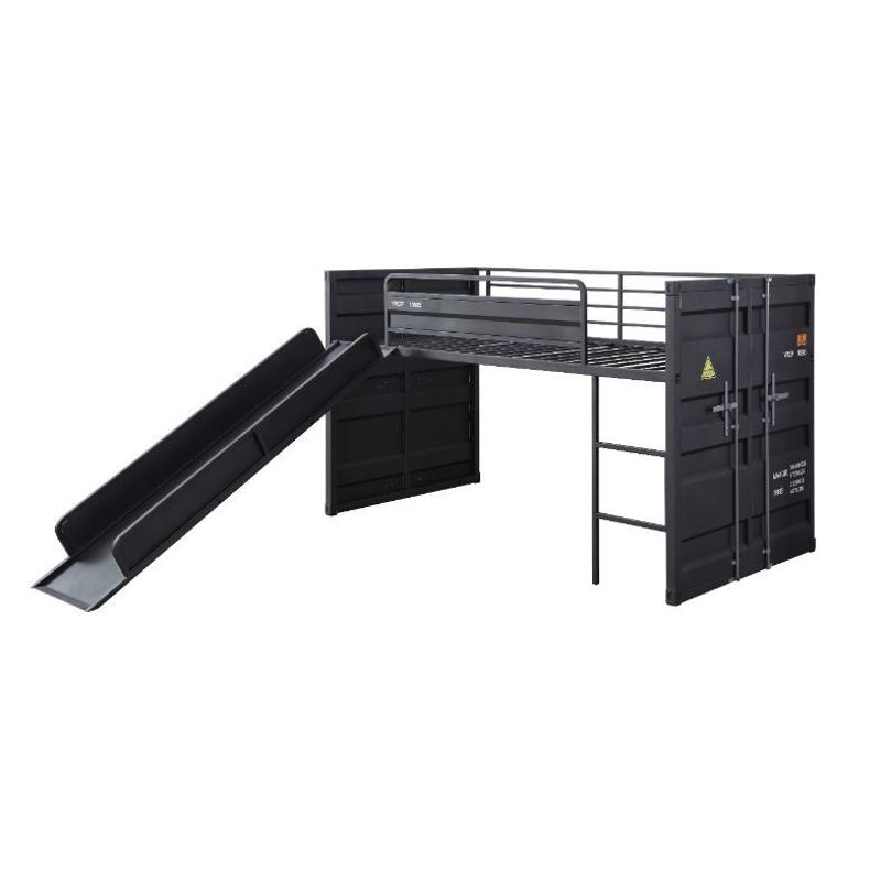 38305hb Acme Furniture Cargo - Gunmetal Bedroom Furniture Bed