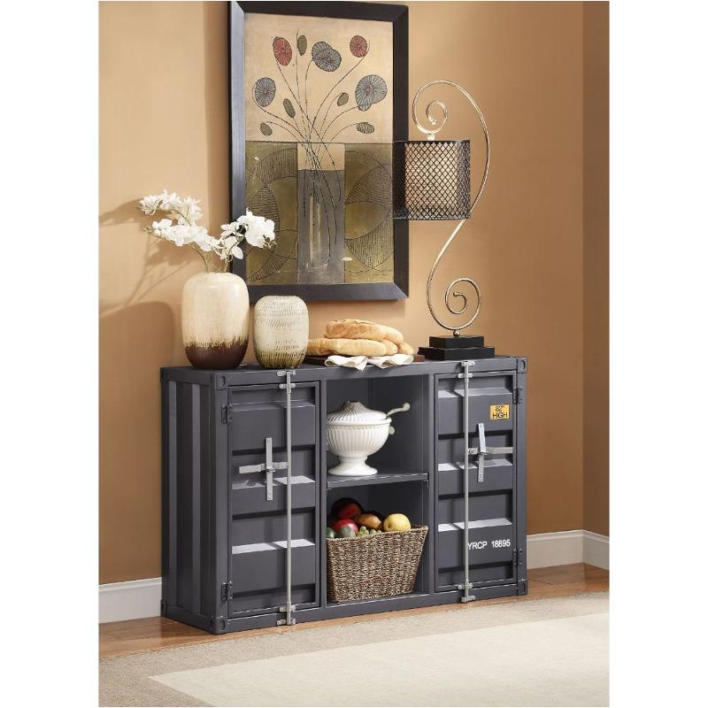 77910 Acme Furniture Cargo - Gunmetal Dining Room Furniture Server