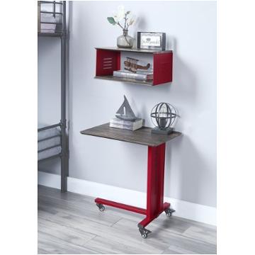Ac00361 Acme Furniture Cargo - Red Accent Furniture Accent Table