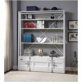 39882 Acme Furniture Cargo - White Home Office Furniture Bookcase