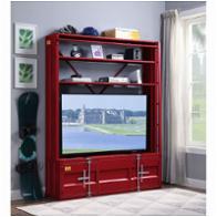 39897 Acme Furniture Cargo - Red Home Office Furniture Bookcase