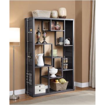 77908 Acme Furniture Cargo - Gunmetal Home Office Furniture Bookcase
