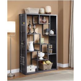 77908 Acme Furniture Cargo - Gunmetal Home Office Furniture Bookcase
