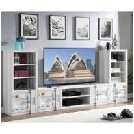 91880 Acme Furniture Cargo - White Home Entertainment Furniture Tv Console