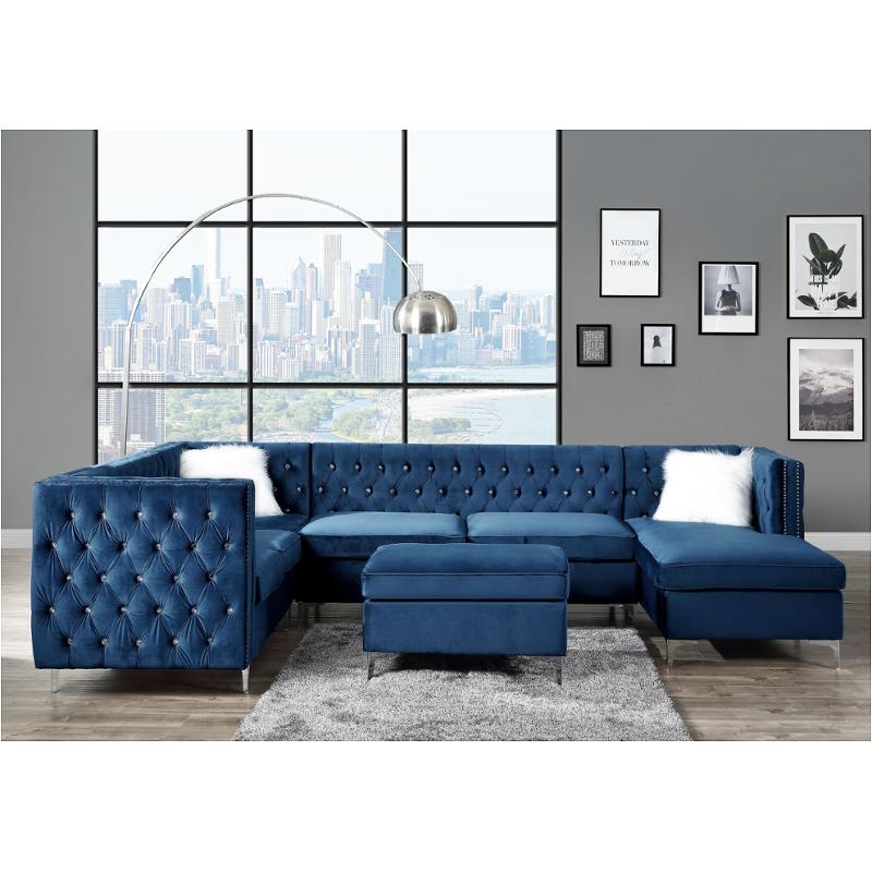 57340 Acme Furniture Jaszira Living Room Furniture Sectional