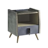 Bd00440 Acme Furniture Doris - Gray Bedroom Furniture Nightstand