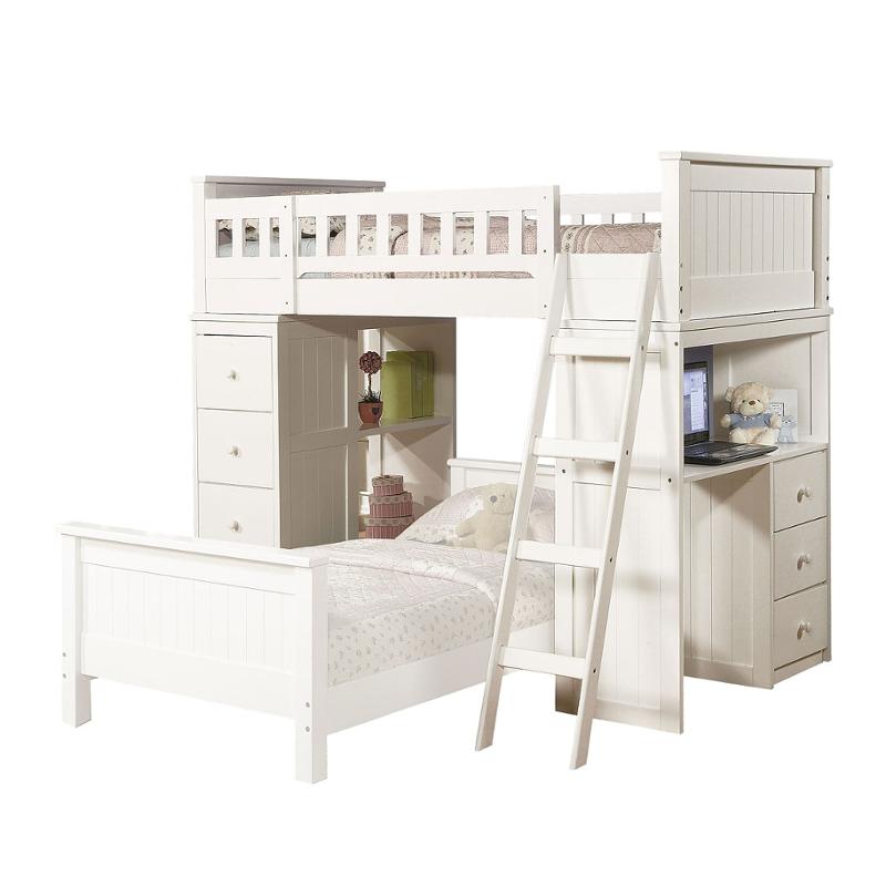 10970w-hf Acme Furniture White Loft Bed -ista 3a