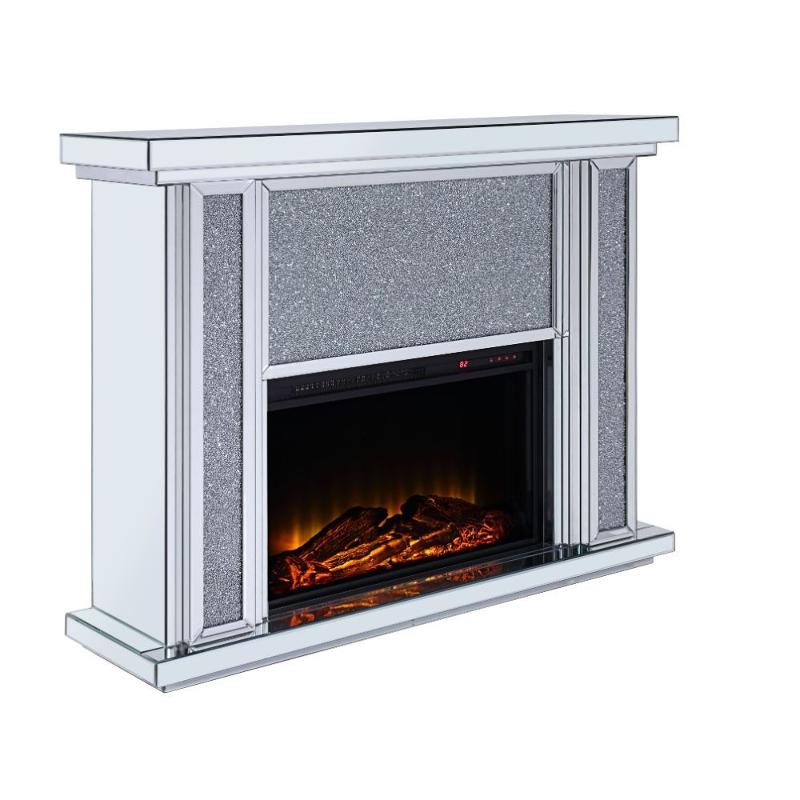 90457 Acme Furniture Nowles Home Entertainment Furniture Fireplace