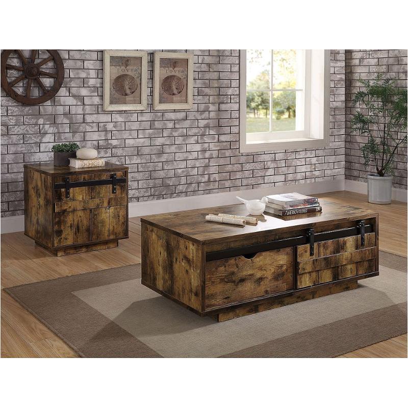 88040 Acme Furniture Bellarosa - Oak Living Room Furniture Cocktail Table