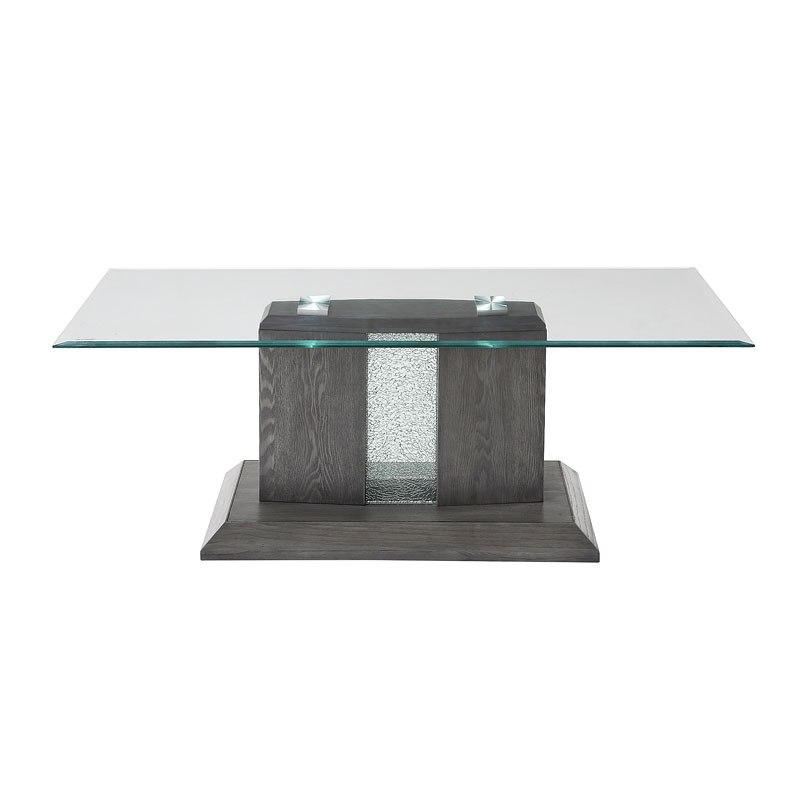 80671gl Acme Furniture Bernice Gray Oak Coffee Table Gray Oak