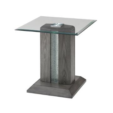 80673gl Acme Furniture Bernice - Gray Oak Living Room Furniture End Table