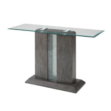 80675gl Acme Furniture Bernice - Gray Oak Living Room Furniture Sofa Table