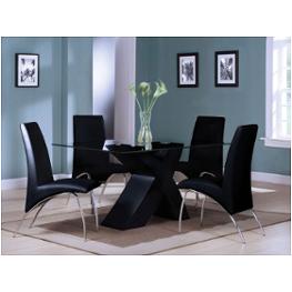 71111gl Acme Furniture Pervis - Black Dining Room Furniture Dining Table