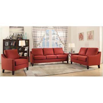 52490 Acme Furniture Zapata - Red Living Room Furniture Sofa
