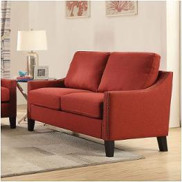 52491 Acme Furniture Zapata - Red Living Room Furniture Loveseat