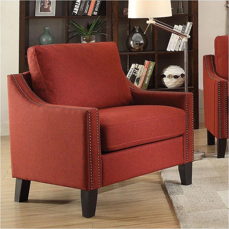 52492 Acme Furniture Zapata - Red Living Room Furniture Living Room Chair