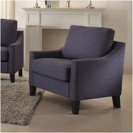 53552 Acme Furniture Zapata - Blue Living Room Furniture Living Room Chair