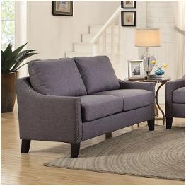 53756 Acme Furniture Zapata - Gray Living Room Furniture Loveseat