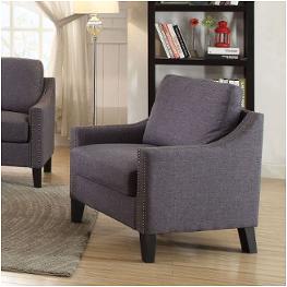 53757 Acme Furniture Zapata - Gray Living Room Furniture Living Room Chair