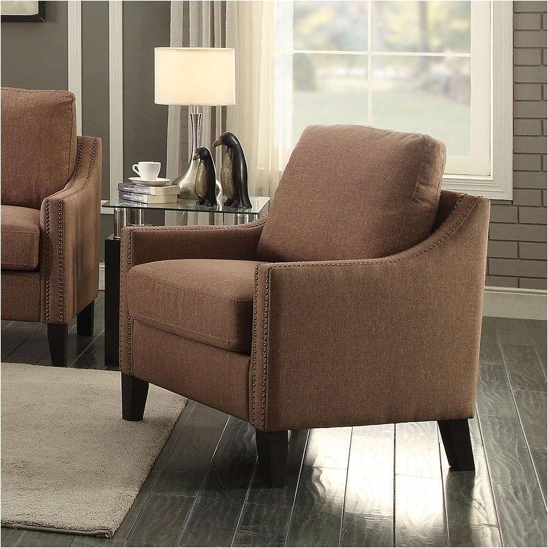 53767 Acme Furniture Zapata - Brown Living Room Furniture Living Room Chair