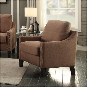 53767 Acme Furniture Zapata - Brown Living Room Furniture Living Room Chair