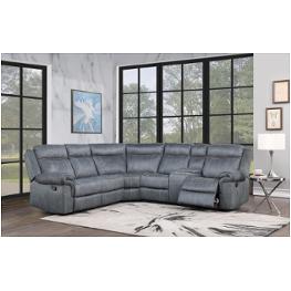 Lv00398-1 Acme Furniture Dollum - Gray Living Room Furniture Sectional